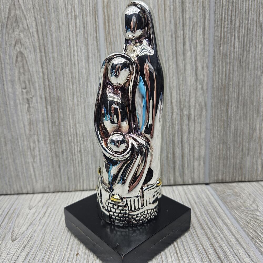 Rare Vintage Karshi 925 Jerusalem Silver Nativity Jesus Holy Family